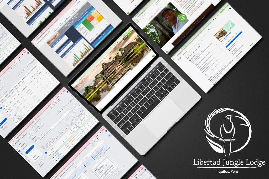 Google Ads advertising support for Libertad Jungle Lodge
