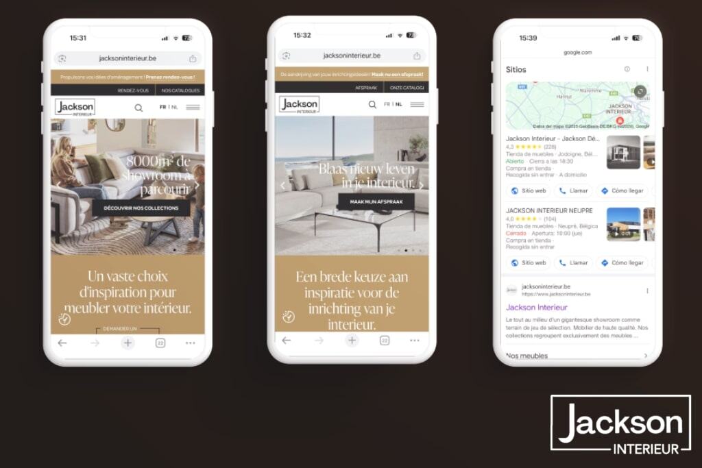 Google Ads and PPC strategy for Jackson Intérieur