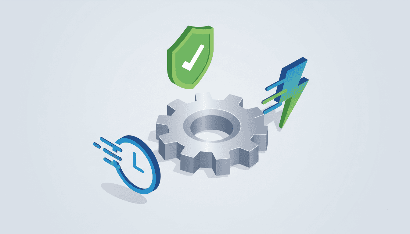 To visually represent the key benefits of automation for SMEs, as detailed in the first section of the article: saving time, reducing errors, and improving reactivity.